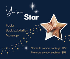 You're a star pamper package at Embrace Sydenham